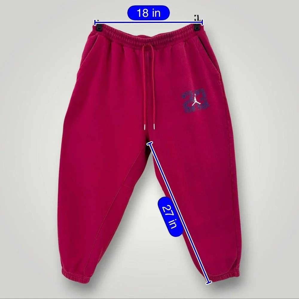 Jordan Jumpman 23 Fleece Jogger Sweatpants Men's 2XL Pink Athletic Pants